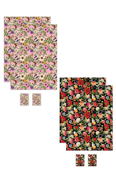 FLORAL FEVER Wrapping Paper & Card Set-home-and-gift-Trelise Cooper