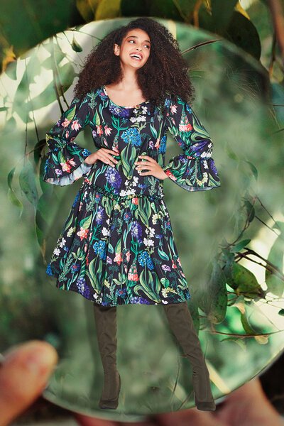 SIR FLOUNCALOT Dress (I Love You A Lily More)-curate-Trelise Cooper